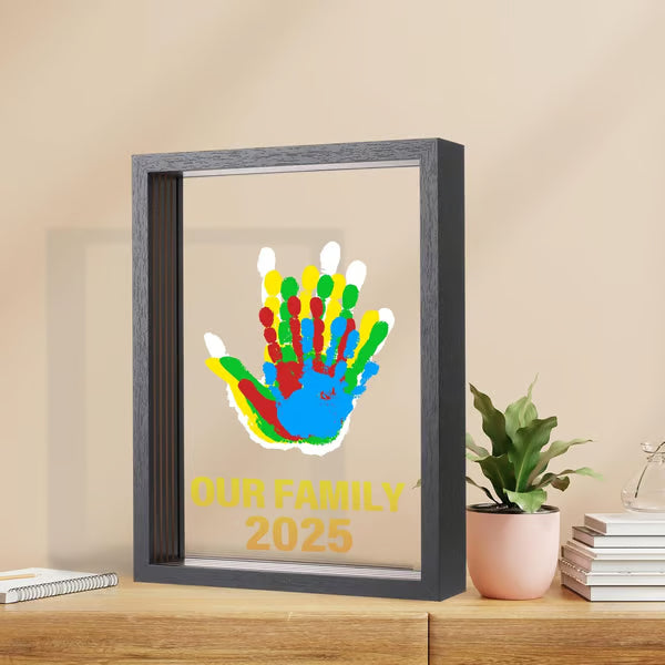 Mémoire éternelle - Kit d’empreintes de mains familiales | Non toxique, inodore et sans danger pour la peau