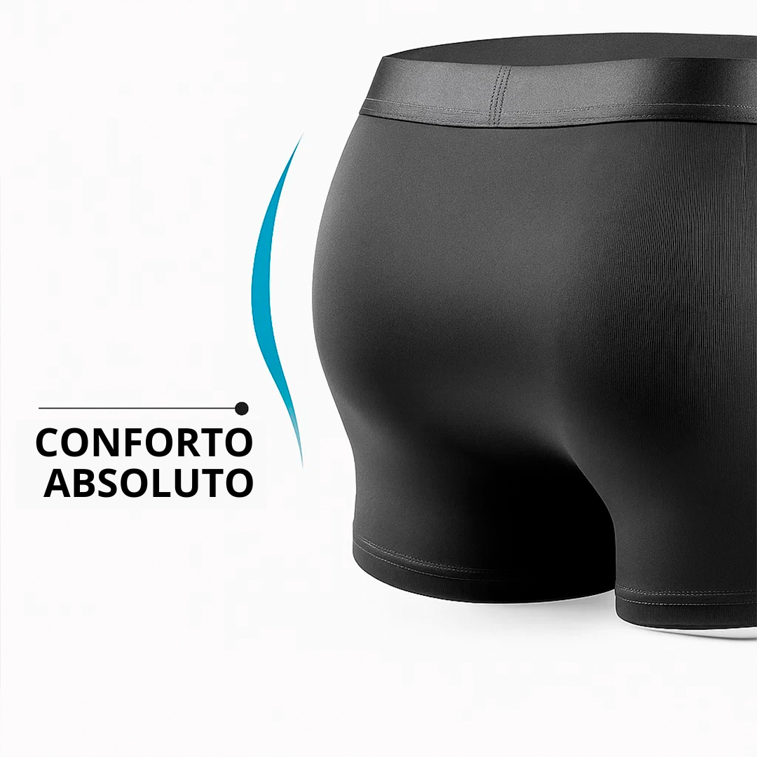 Ice Boxer Pro™ – Cueca Premium de Seda Ultra Confortável