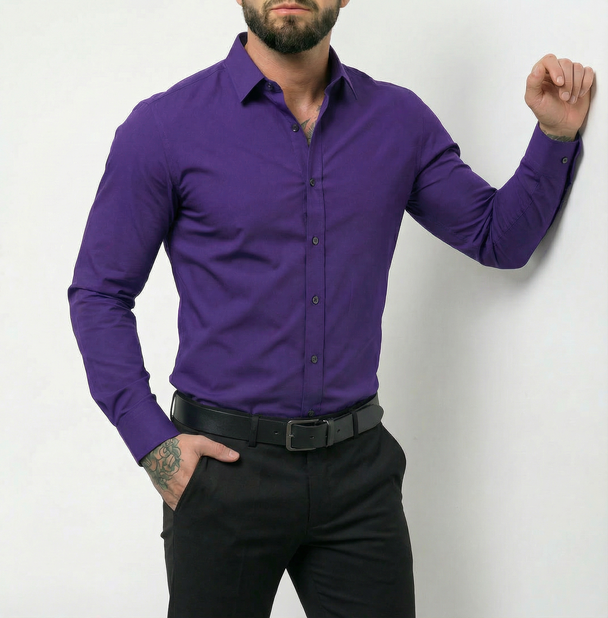The "Infinite" Performance Shirt | 4-Way Stretch & Zero-Iron ( Buy 2 Get Free Shipping )