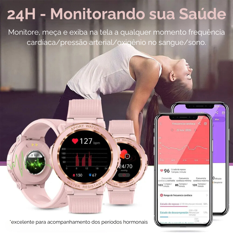 Reloj deportivo inteligente femenino