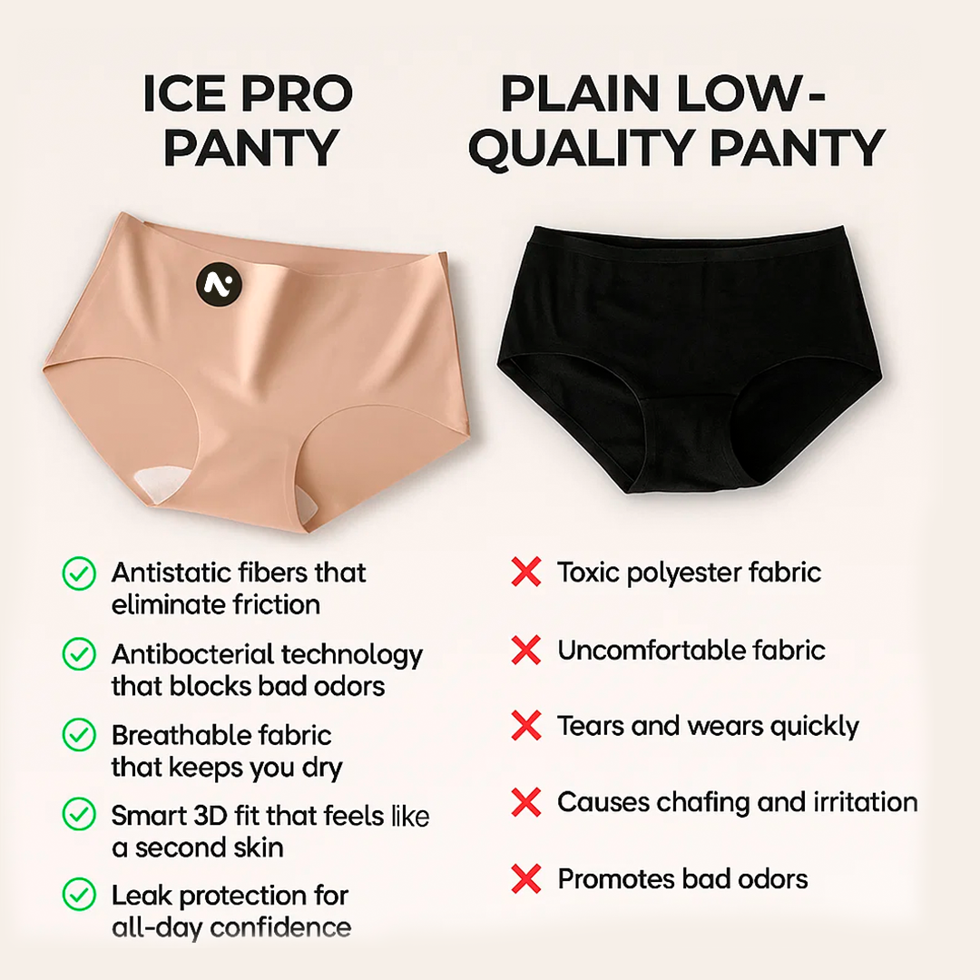 Ice Pro Panty™ – Seamless Luxury Underwear with Free Minimalist Watch