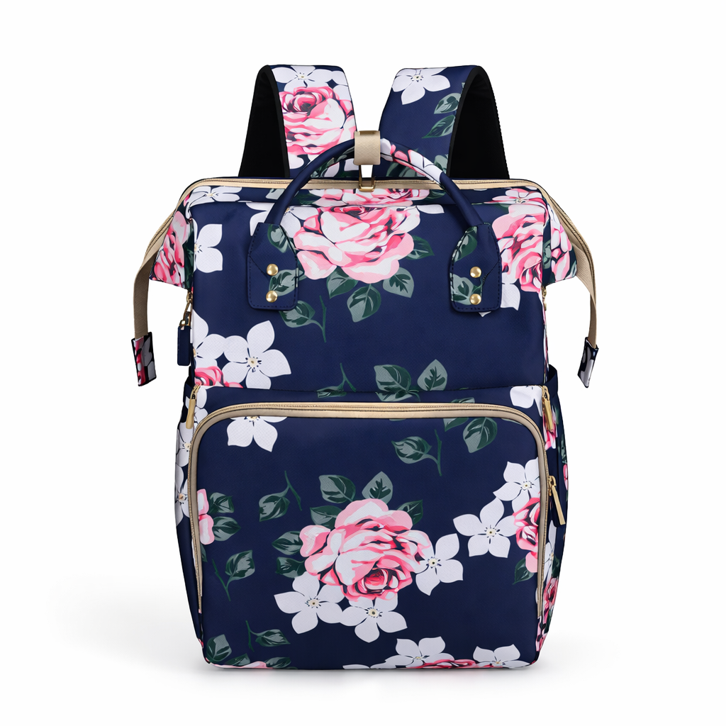 حقيبة ظهر للحفاضات 3 في 1 من فلاور نيست