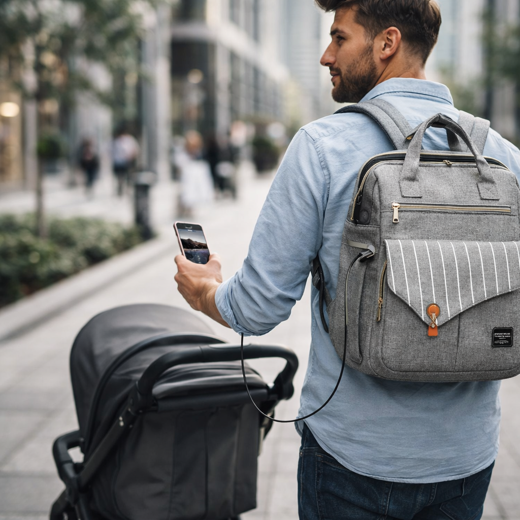 TransitNest™ 3-in-1 Diaper Backpack