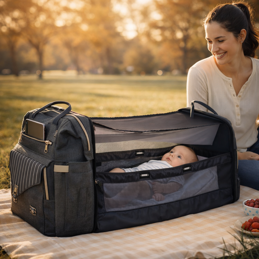 TransitNest™ 3-in-1 Diaper Backpack
