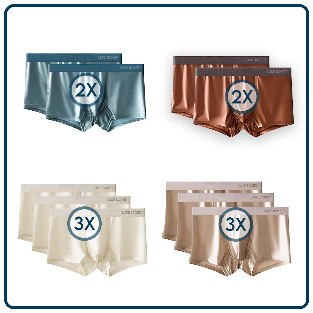 Ropa interior de seda premium de Luxe Boxer ™ Ultra cómoda