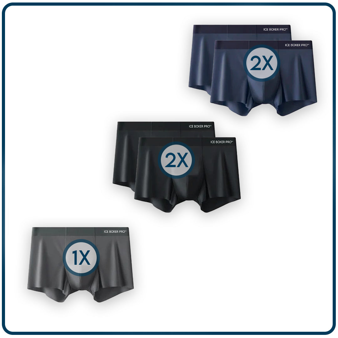 Ice Boxer Pro ™ - ropa interior de seda premium ultra cómoda
