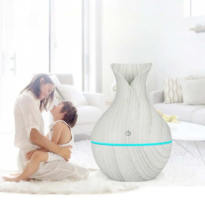 Humidificador portátil con 200 ml de difusor de aceite esencial