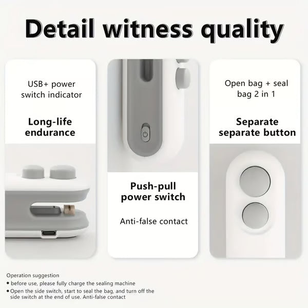 Ultimate Home Sealing Machine - For Long-Lasting Freshness & Flavor