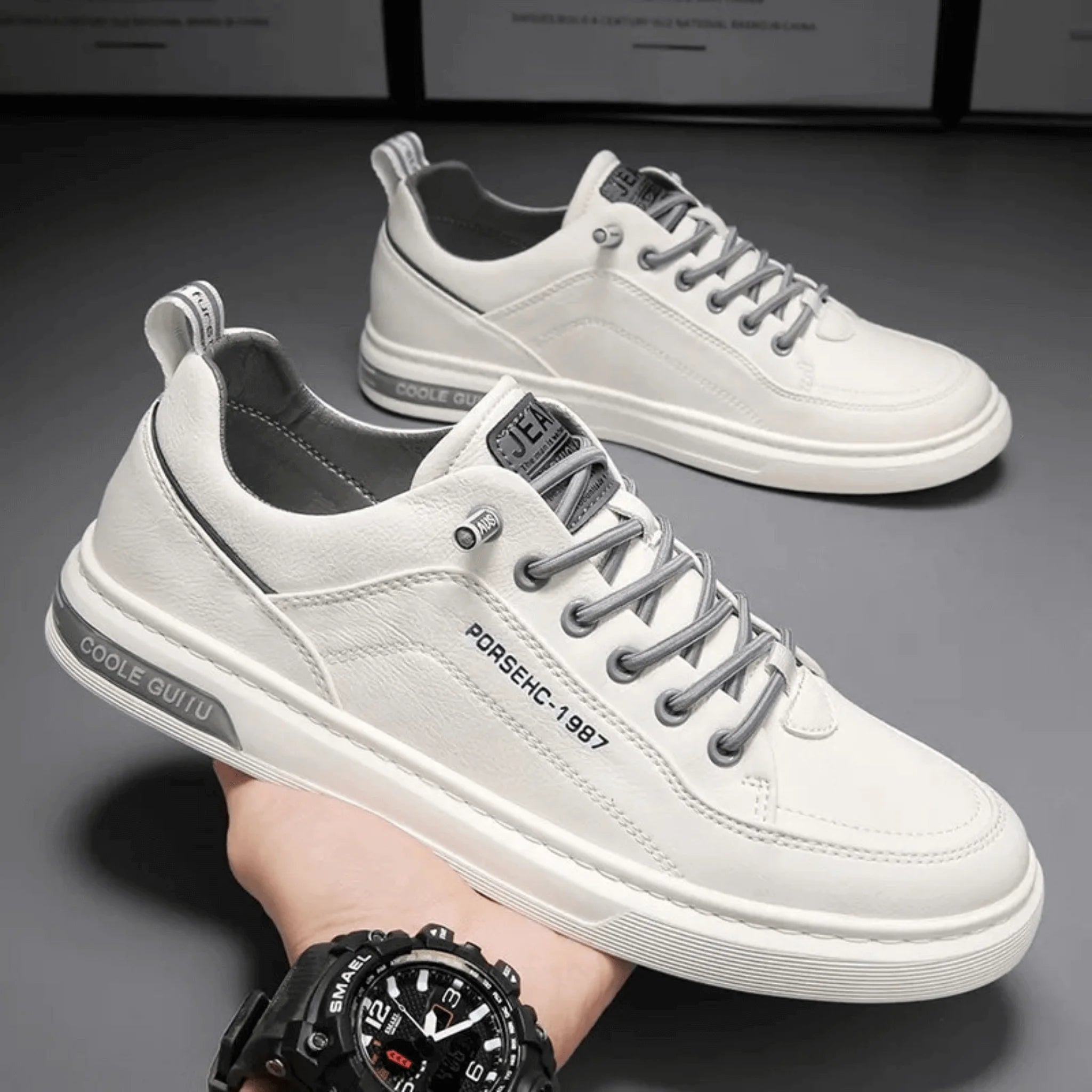 Elitestep ™ - Sneaker in pelle maschile