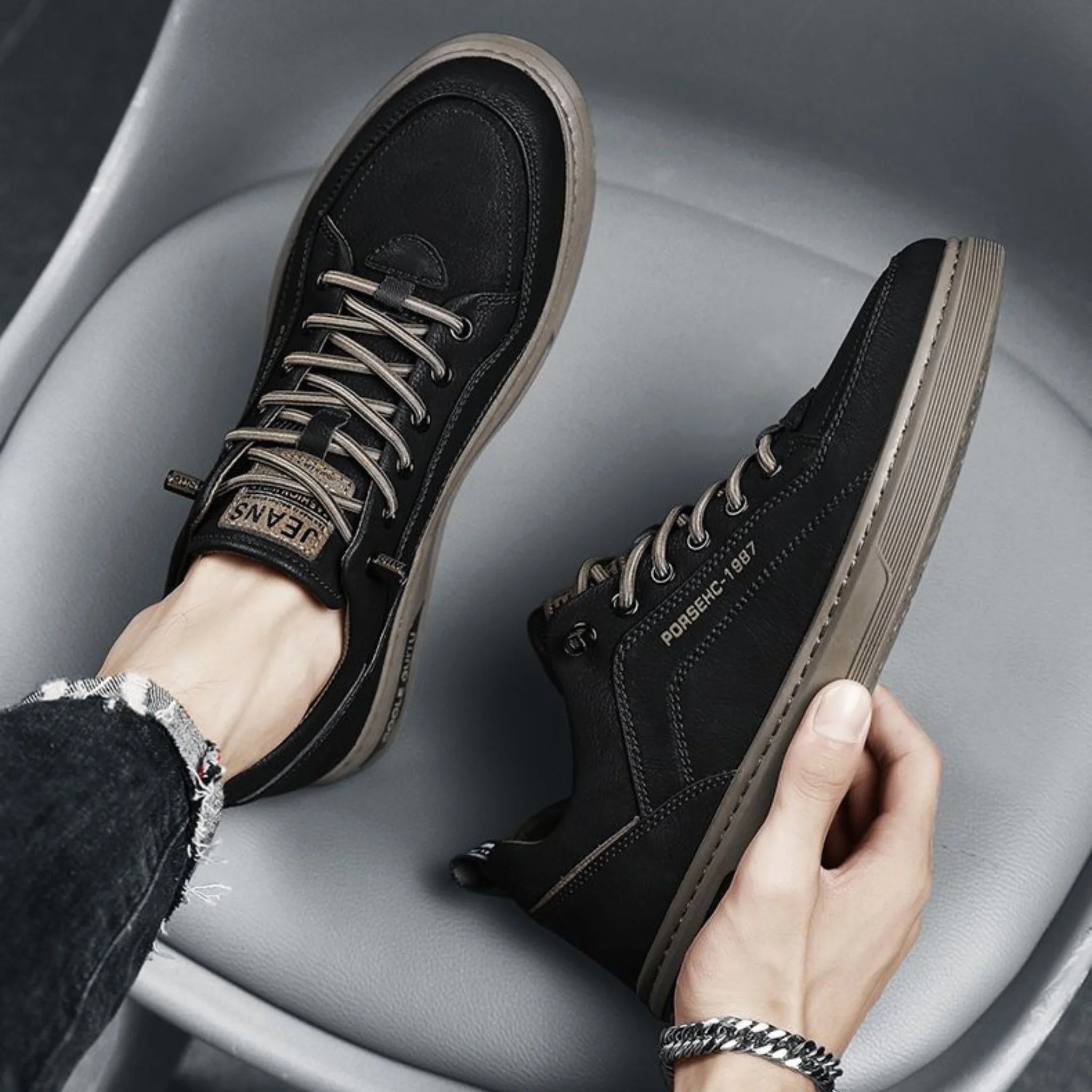 Elitestep ™ - Sneaker in pelle maschile