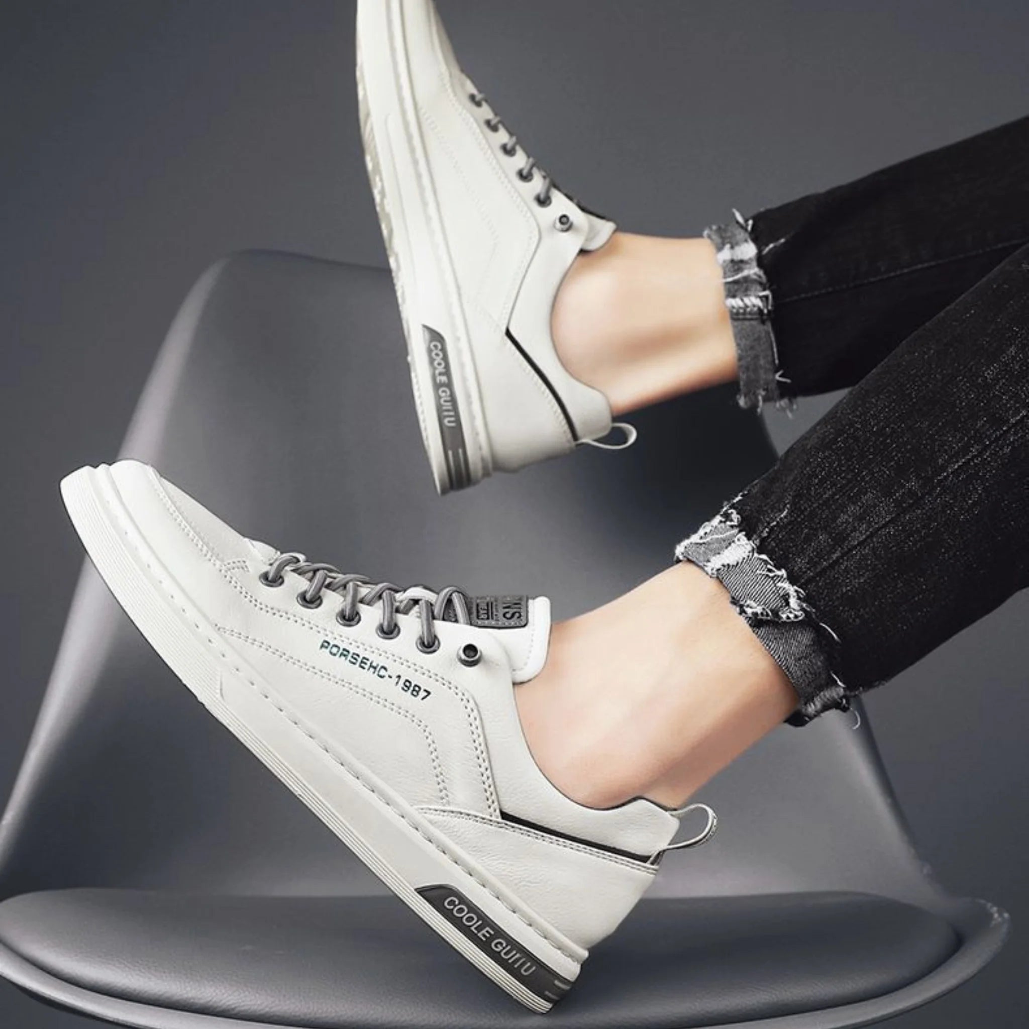 Elitestep ™ - Sneaker in pelle maschile