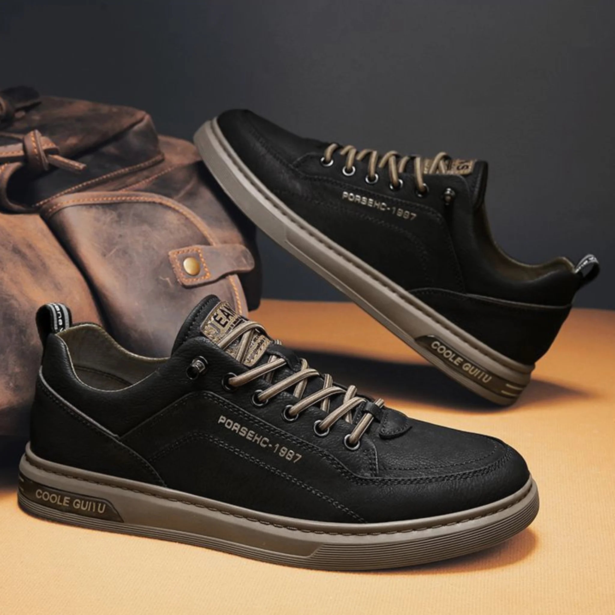 Elitestep ™ - Sneaker in pelle maschile
