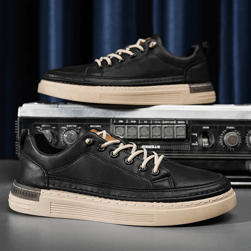 UrbanCraft™ – Men’s Leather Sneakers