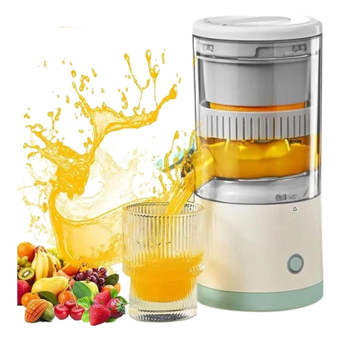 Tragbarer elektrischer Obstsaft