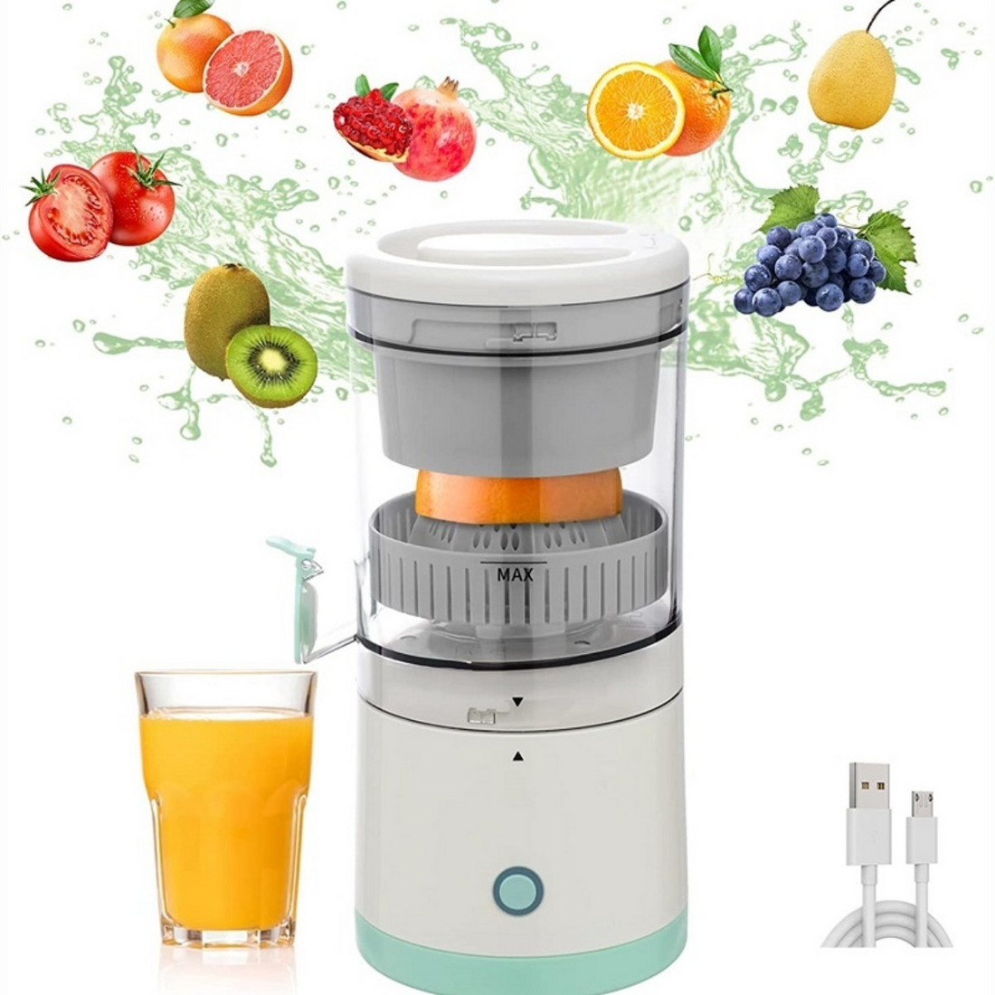 Exprimidor de frutas eléctricas portátiles