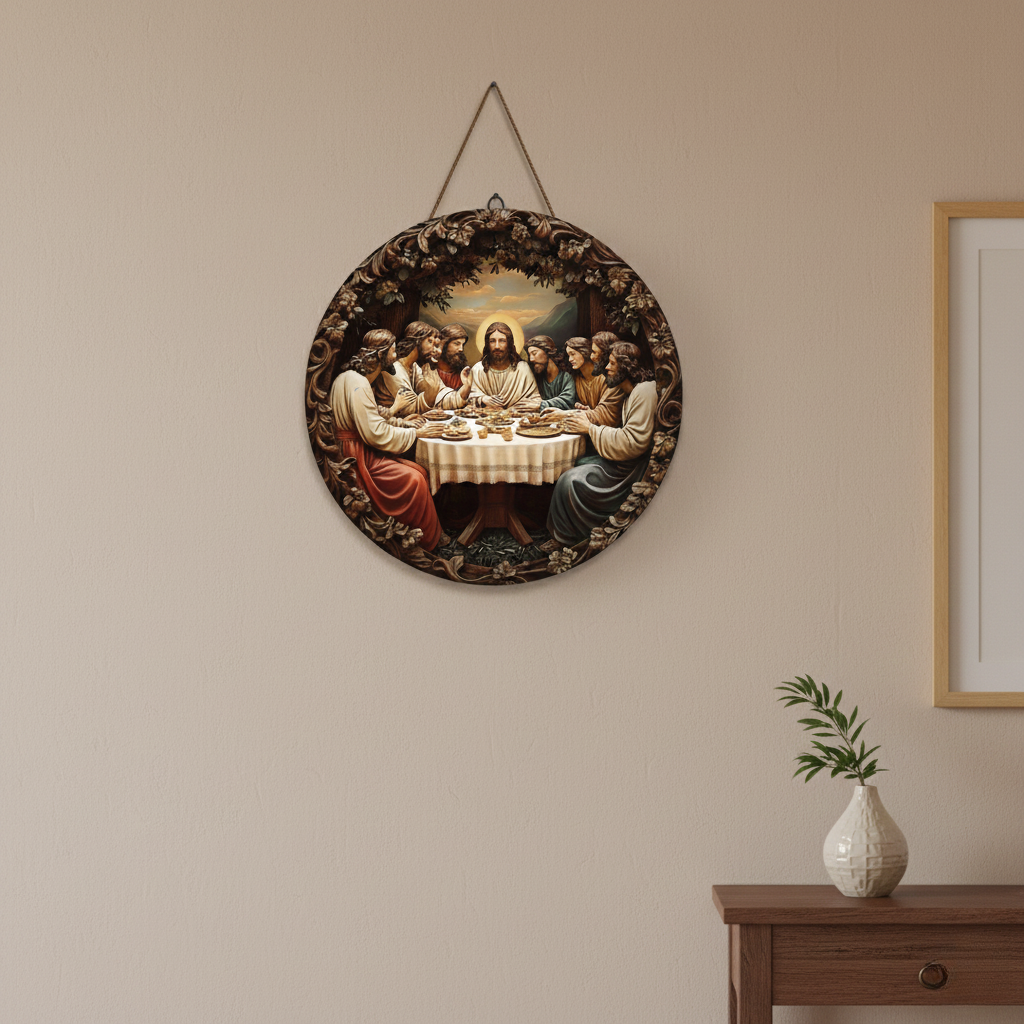 The Sacred Supper – 2D Wooden Wall Art