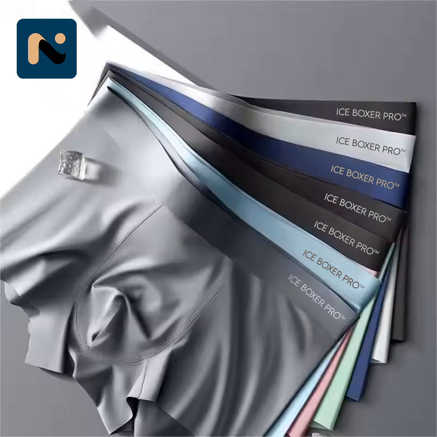 Ice Boxer Pro ™ - ropa interior de seda premium ultra cómoda