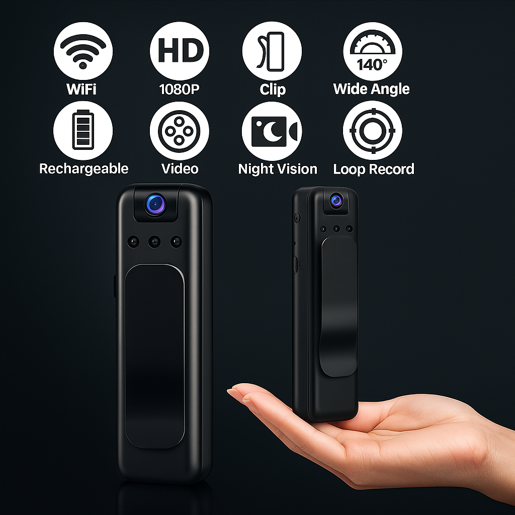 INFRASpy™ – Bærbart sikkerhetskamera med bevegelsesdeteksjon