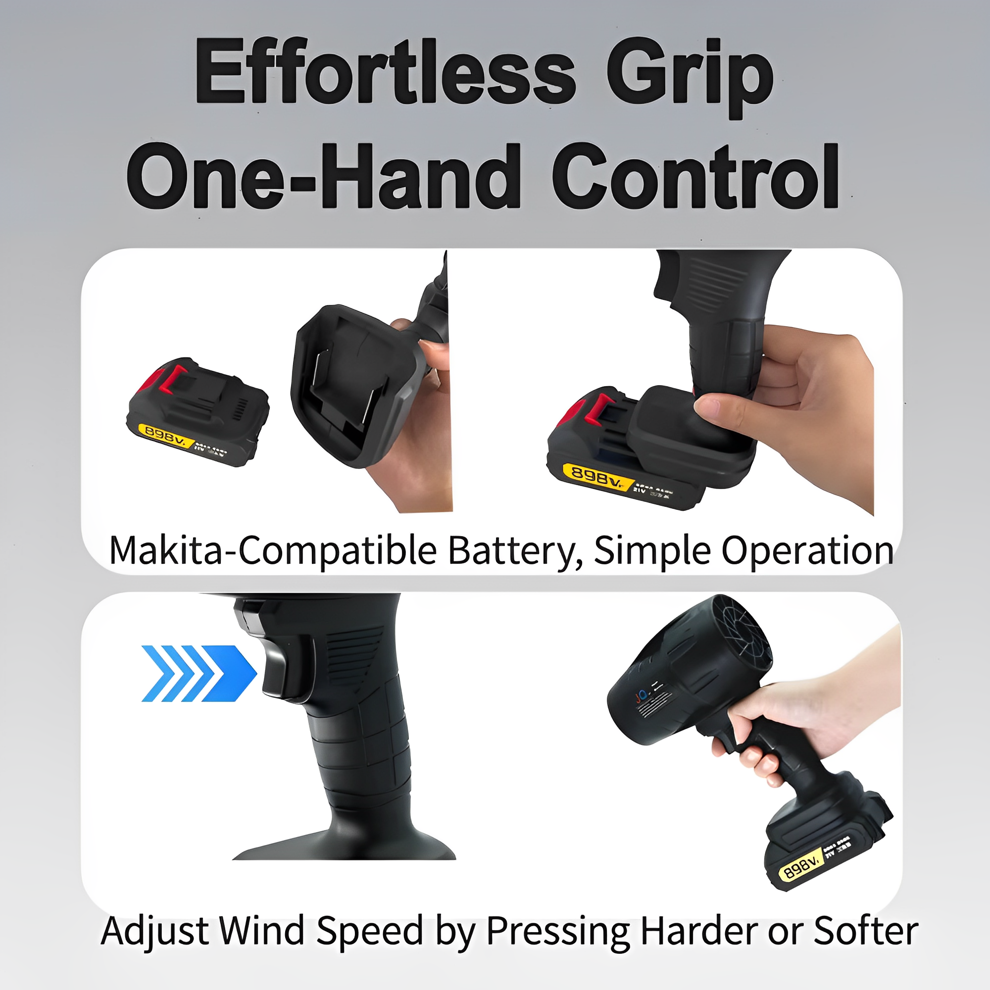 Powersweep Pro ™ - Xforce Blower + Batería y cargador gratis de 21V