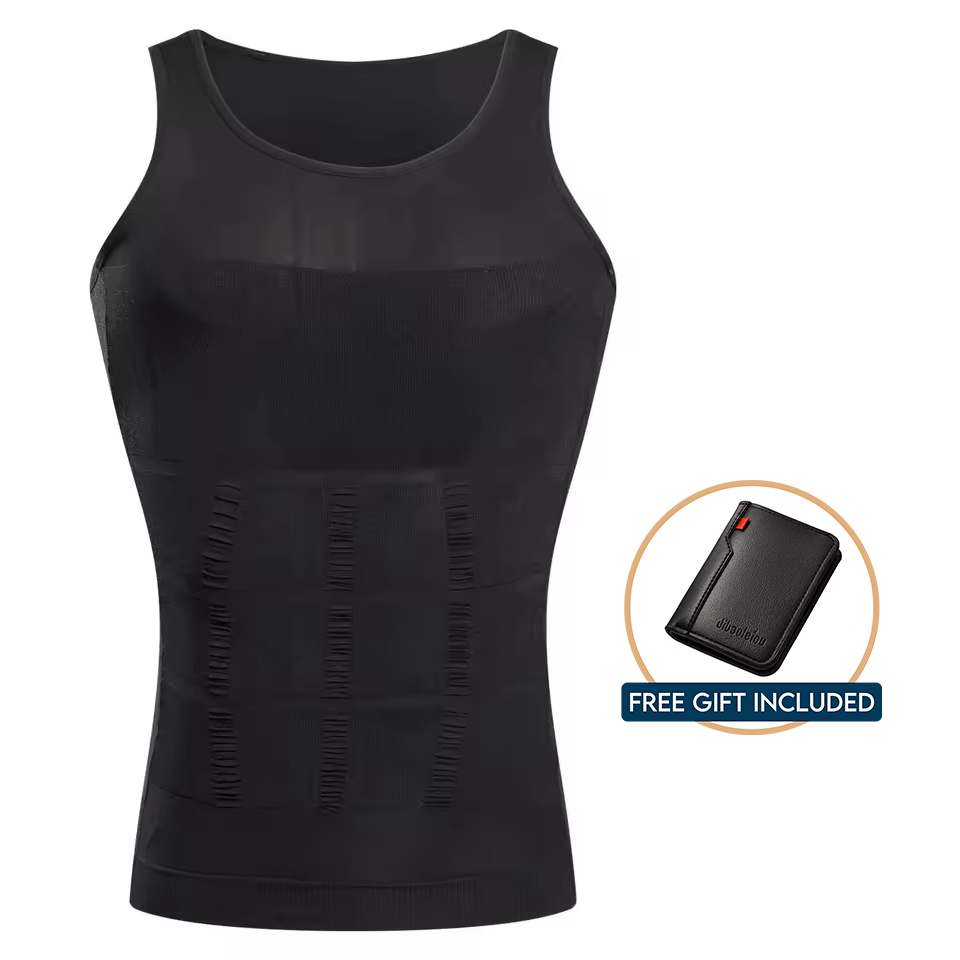 IronShape™ – Premium kompresjonsvest for menn | Gratis lommebok