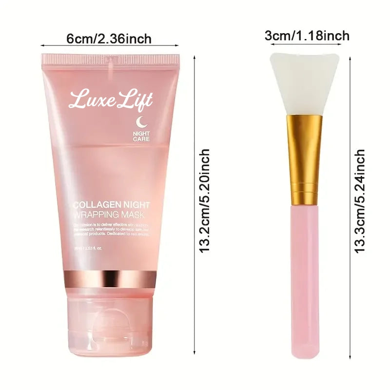 LuxeLift Collagen Mask – Renew Your Skin While You Sleep
