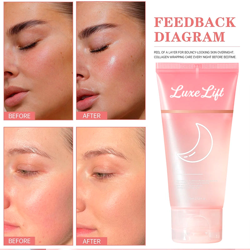 LuxeLift Collagen Mask – Renew Your Skin While You Sleep