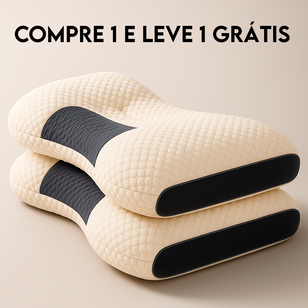 ErgoCloud™ Travesseiro de Suporte Cervical - Compre 1 e level 1 grátis