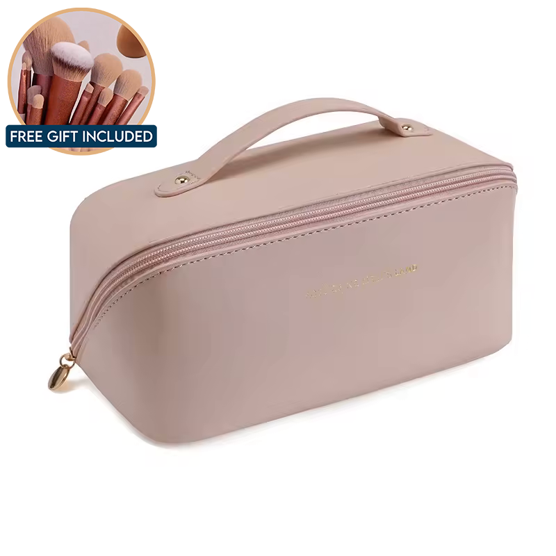 Beauty Bag™ Premium Travel Bag - Free Brush Set Included