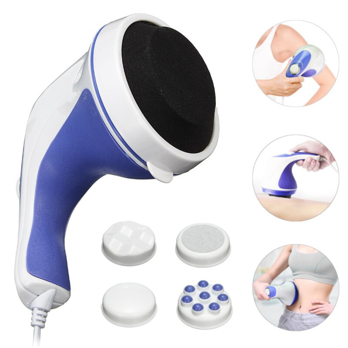 Bärbar orbitalformning massager