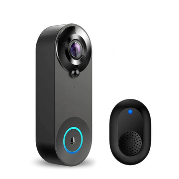 Timbre de Wi-Fi inteligente con visión nocturna e intercomunicador