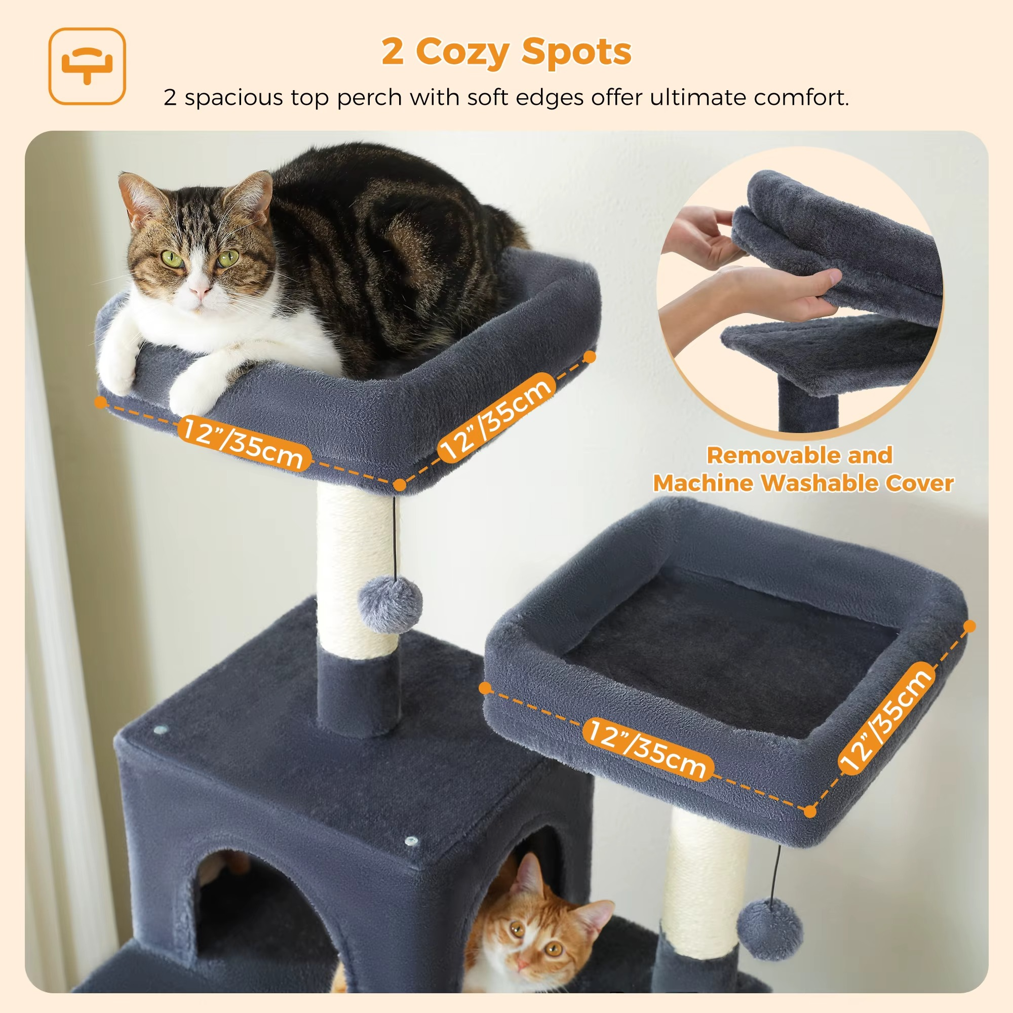 PurrLoft™ Cat Tower Premium Multi-play