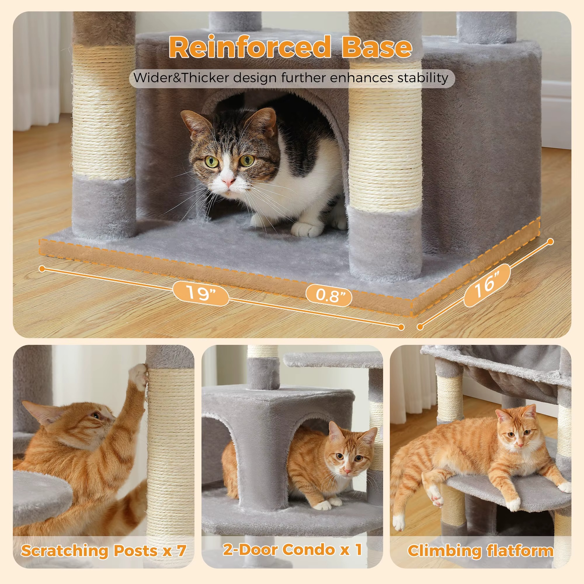 PurrLoft™ Cat Tower Premium Multi-play