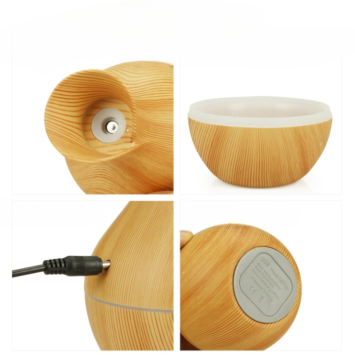 Humidificador portátil con 200 ml de difusor de aceite esencial