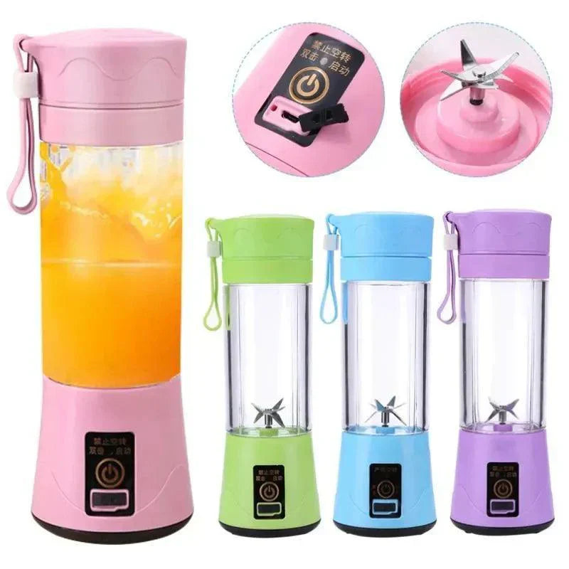 Mini licuadora portátil USB con 6 cuchillas