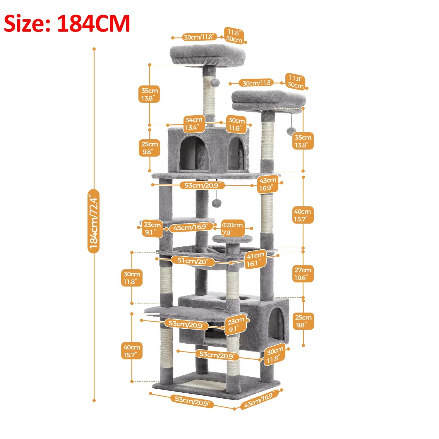 PurrLoft™ Cat Tower Premium Multi-play